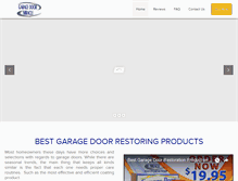 Tablet Screenshot of garagedoormiracle.com